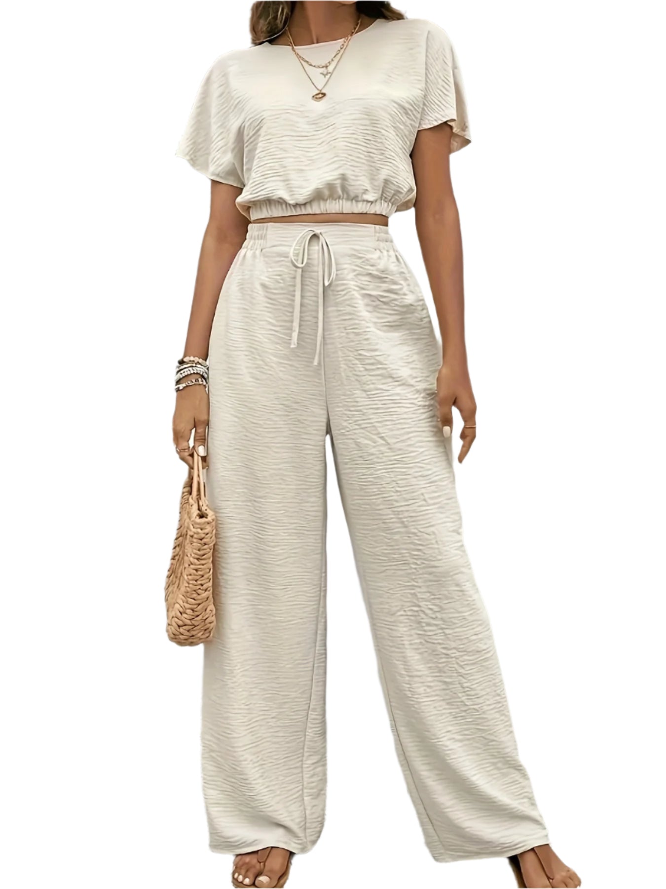 Harper | Solid Casual 2-Piece Set – Effortless Style & Comfort