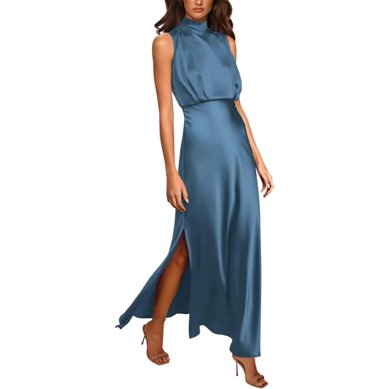 Adriana | Halter Maxi Dress