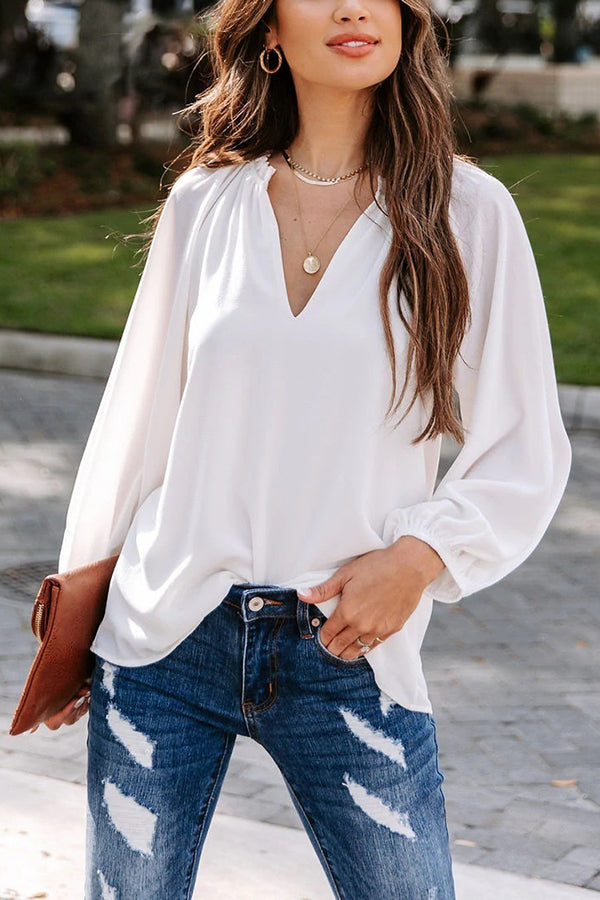 Isabelle | V-neck Blouse