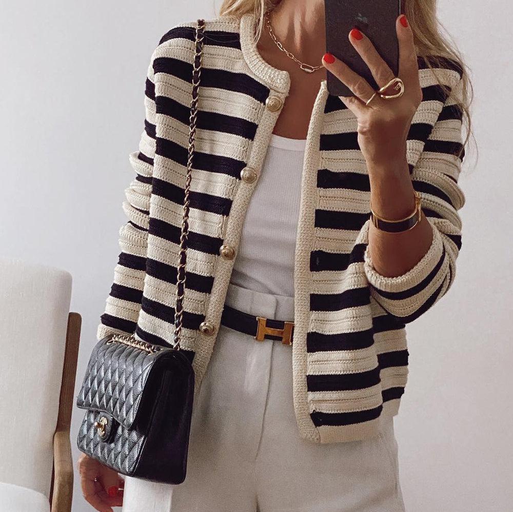 Sienna | Striped Chic Jacket