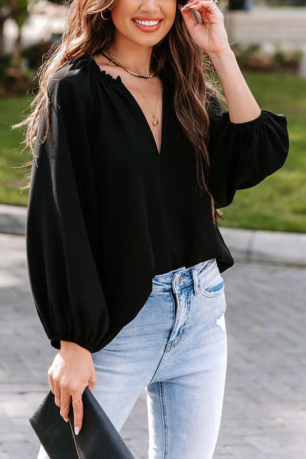 Isabelle | V-neck Blouse