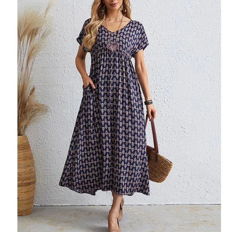 Alina | Floral Summer Dress | Vintage Casual Style | Lightweight & Playful