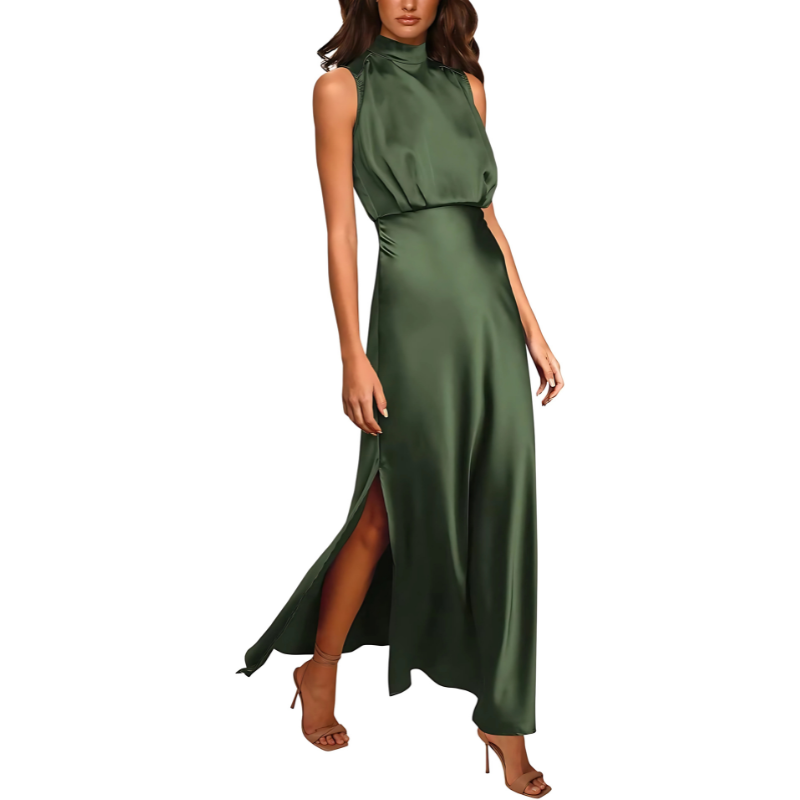 Adriana | Halter Maxi Dress