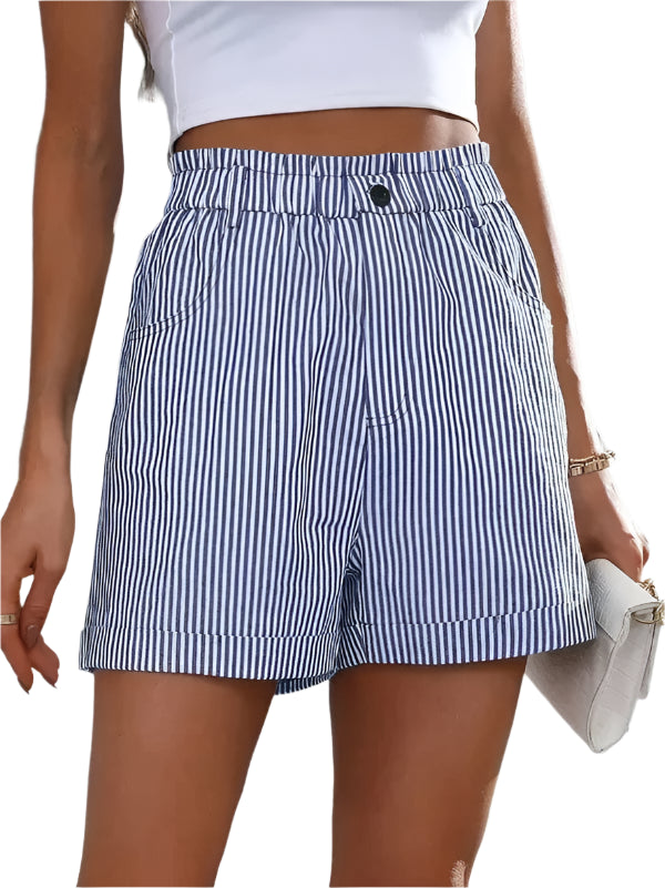 Lila | Striped Shorts