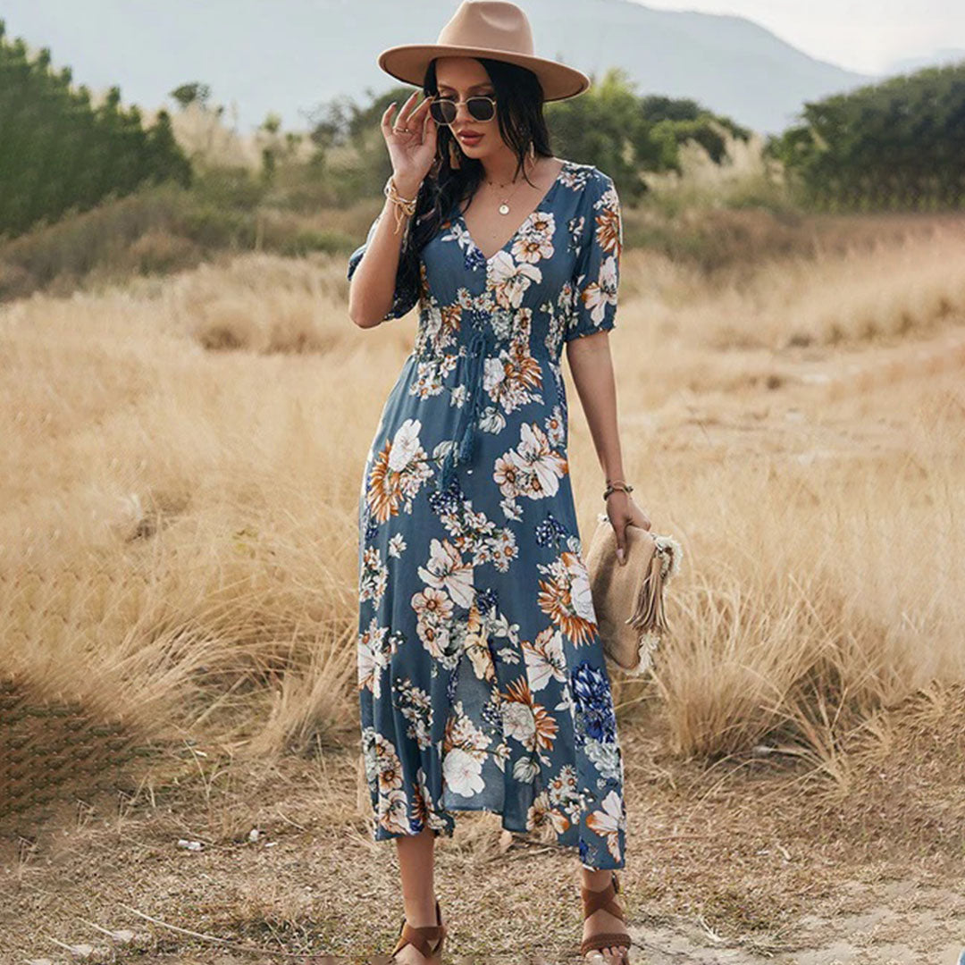 Emily | Floral Maxi Dress | Elegant & Lightweight | Perfect for Spring & Summer