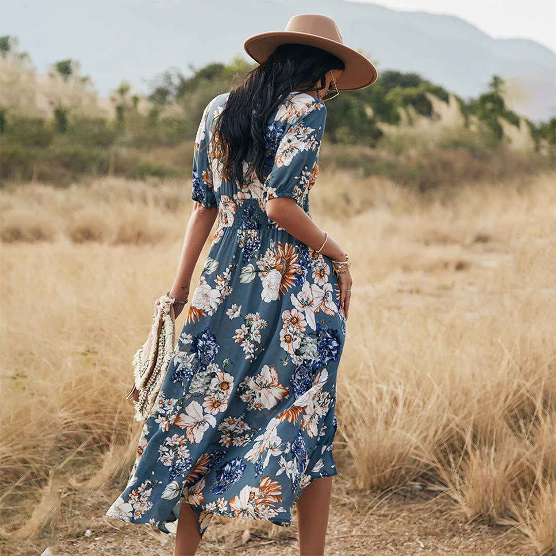 Emily | Floral Maxi Dress | Elegant & Lightweight | Perfect for Spring & Summer