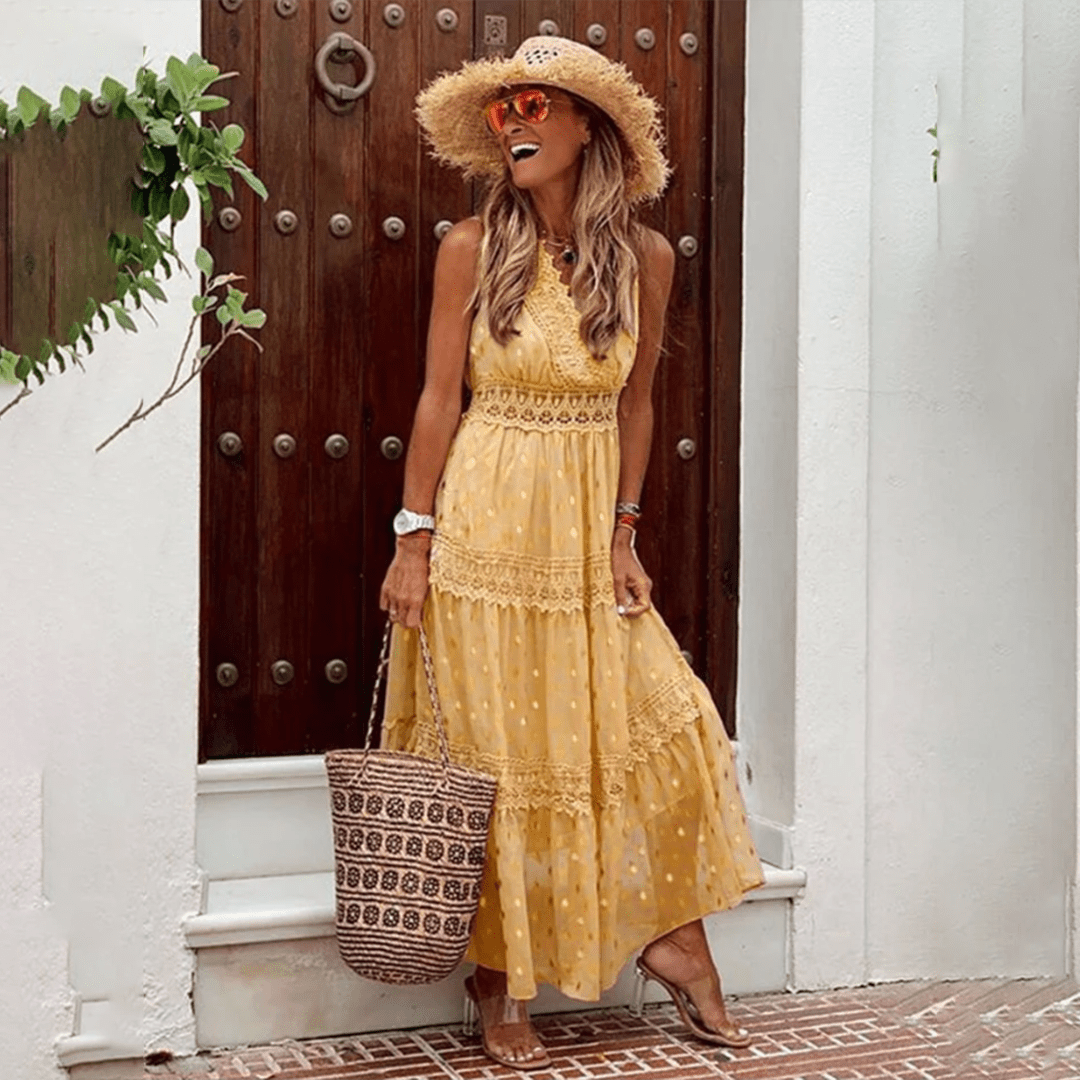 Isla | Boho Maxi Dress