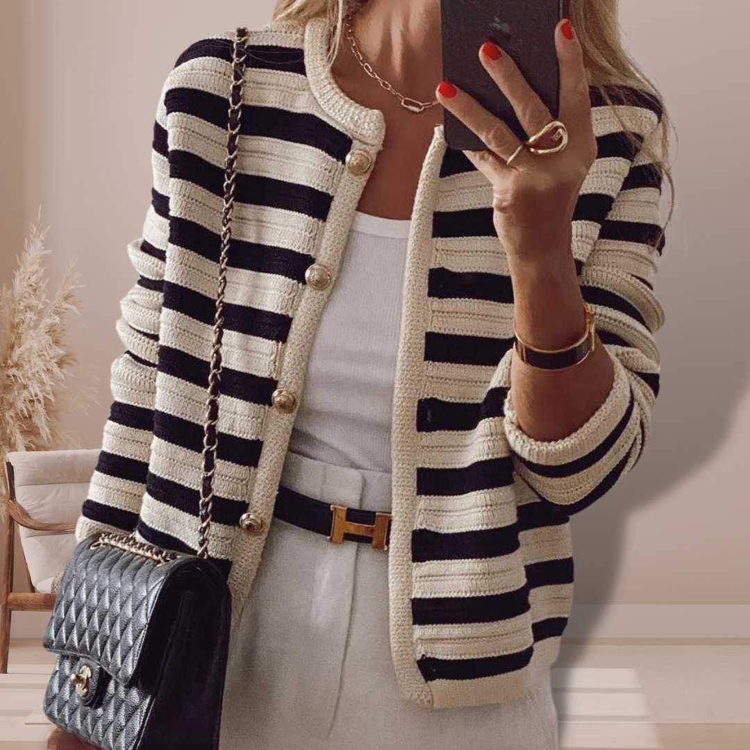 Sienna | Striped Chic Jacket