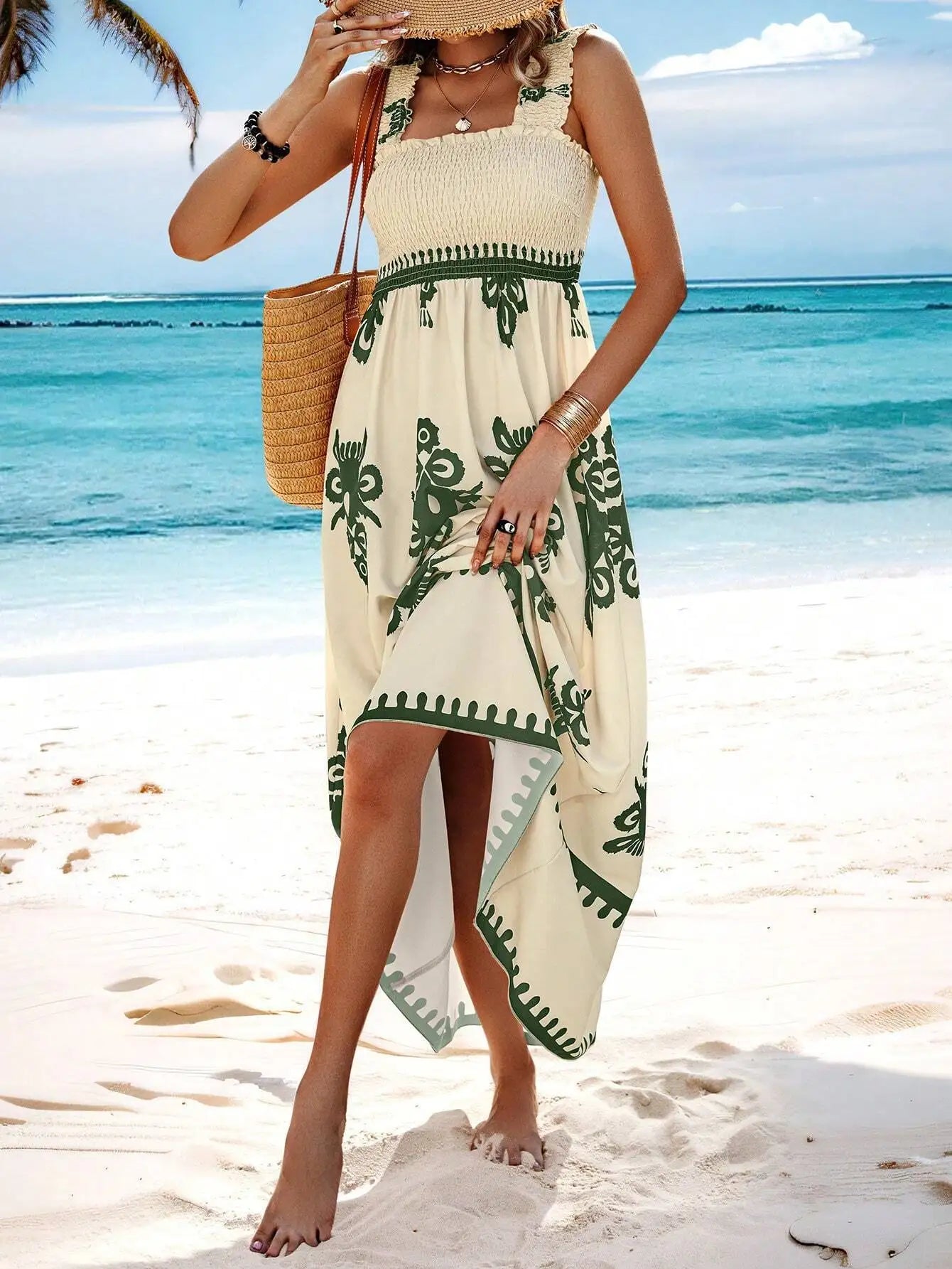 Isla | Tropical Maxi Dress