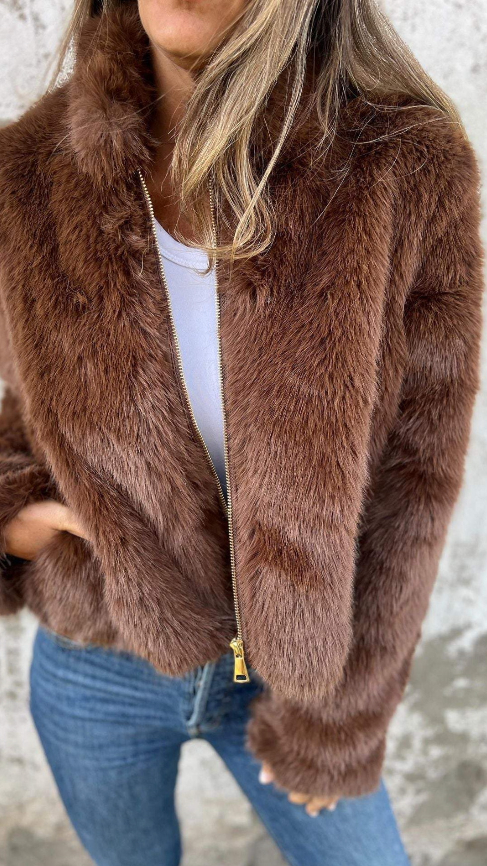 Celina | Faux Fur Jacket