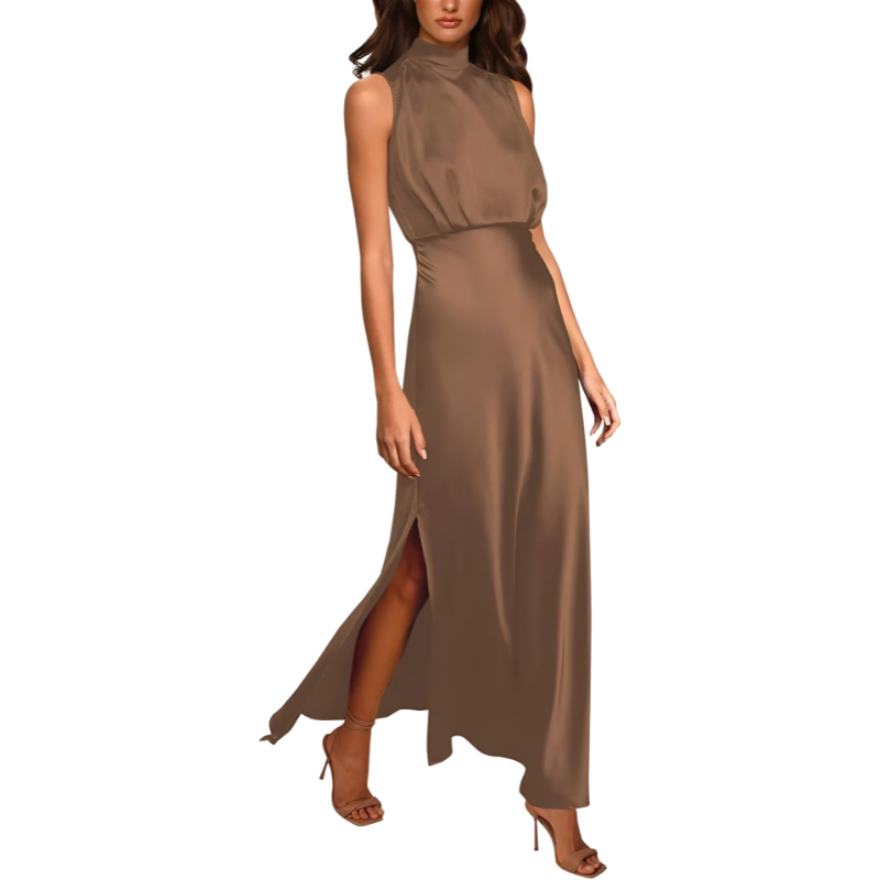 Adriana | Halter Maxi Dress