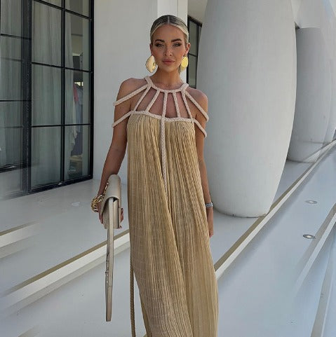 Ophelia | Rope Detail Maxi Dress - Redefine Sophistication and Elegance