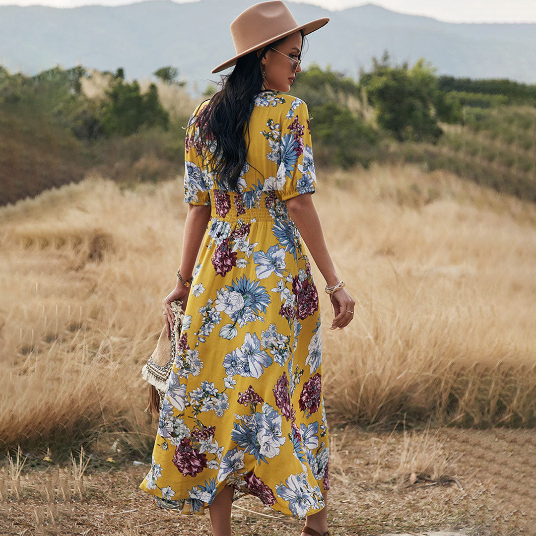 Emily | Floral Maxi Dress | Elegant & Lightweight | Perfect for Spring & Summer