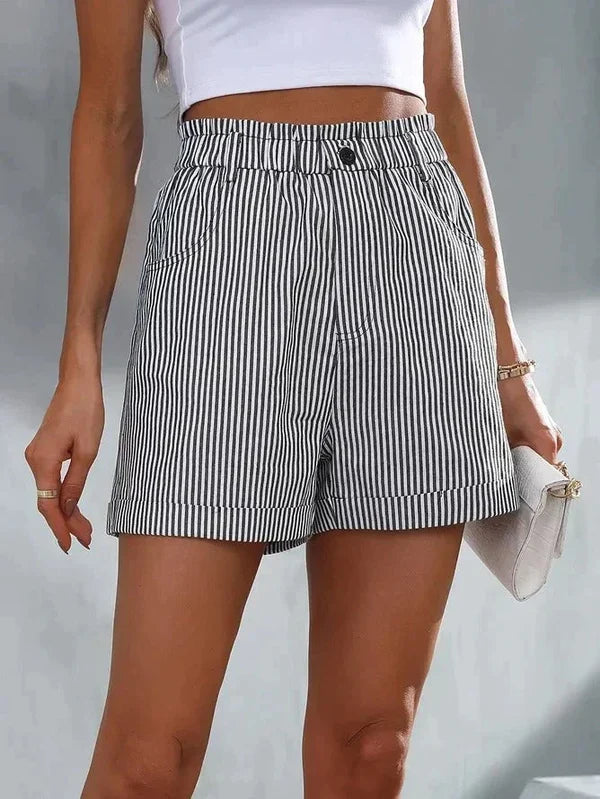 Lila | Striped Shorts