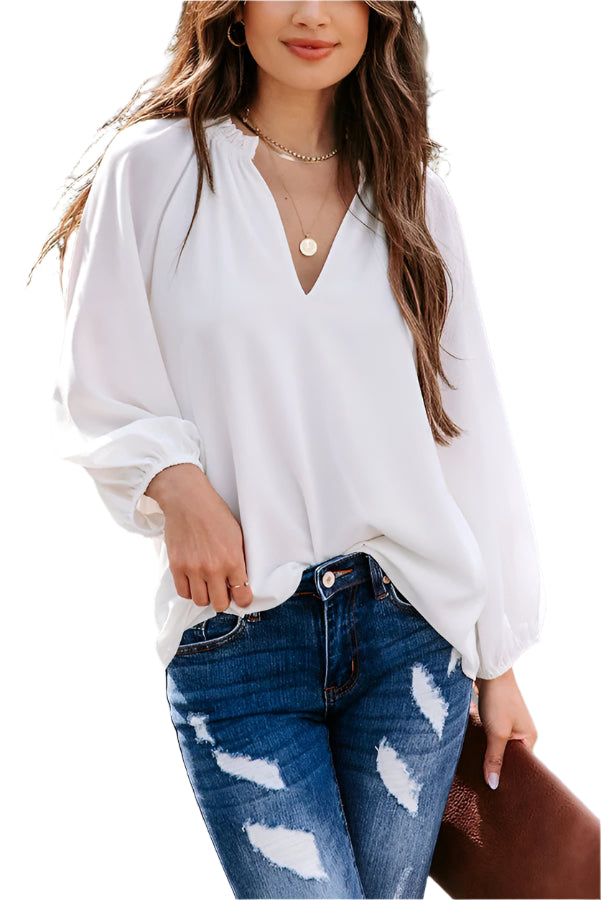 Isabelle | V-neck Blouse