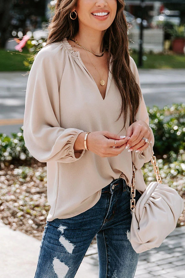 Isabelle | V-neck Blouse